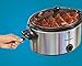 Hamilton Beach 33452 Shimmer Finish Slow Cooker, Silver, 5 quart