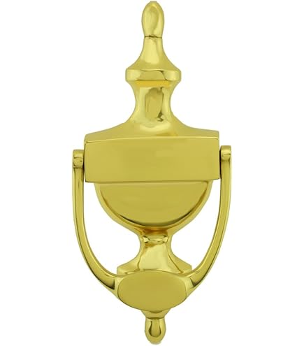 ExcelMark Door Knocker - Solid Brass Construction (Custom) - Door