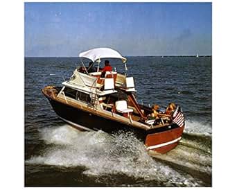amazon.com: 1967 trojan 28 sea skiff bimini power boat