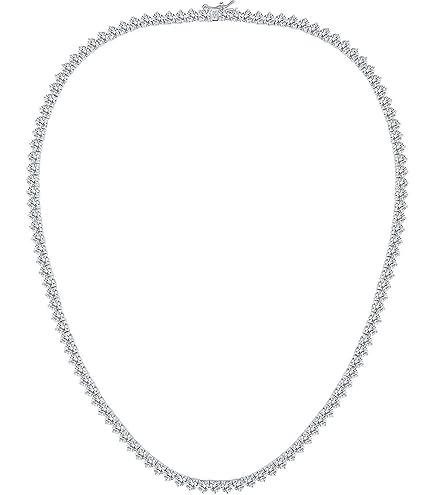 Amazon.com: SWAROVSKI Tennis Deluxe Necklace Cz White One Size