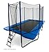JumpSport 10'x17' StagedBounce | Includes Rectangular Trampoline, Safety Enclosure, and 108 High Performance Springs | Exclusive Spring Technology for Performance and Safety