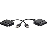 ZRM&E 2-Pack USB Port Game Controller Converter P2 to P3 Adapter Cable Without Driver Gamepad for PS2 PS3/PC System