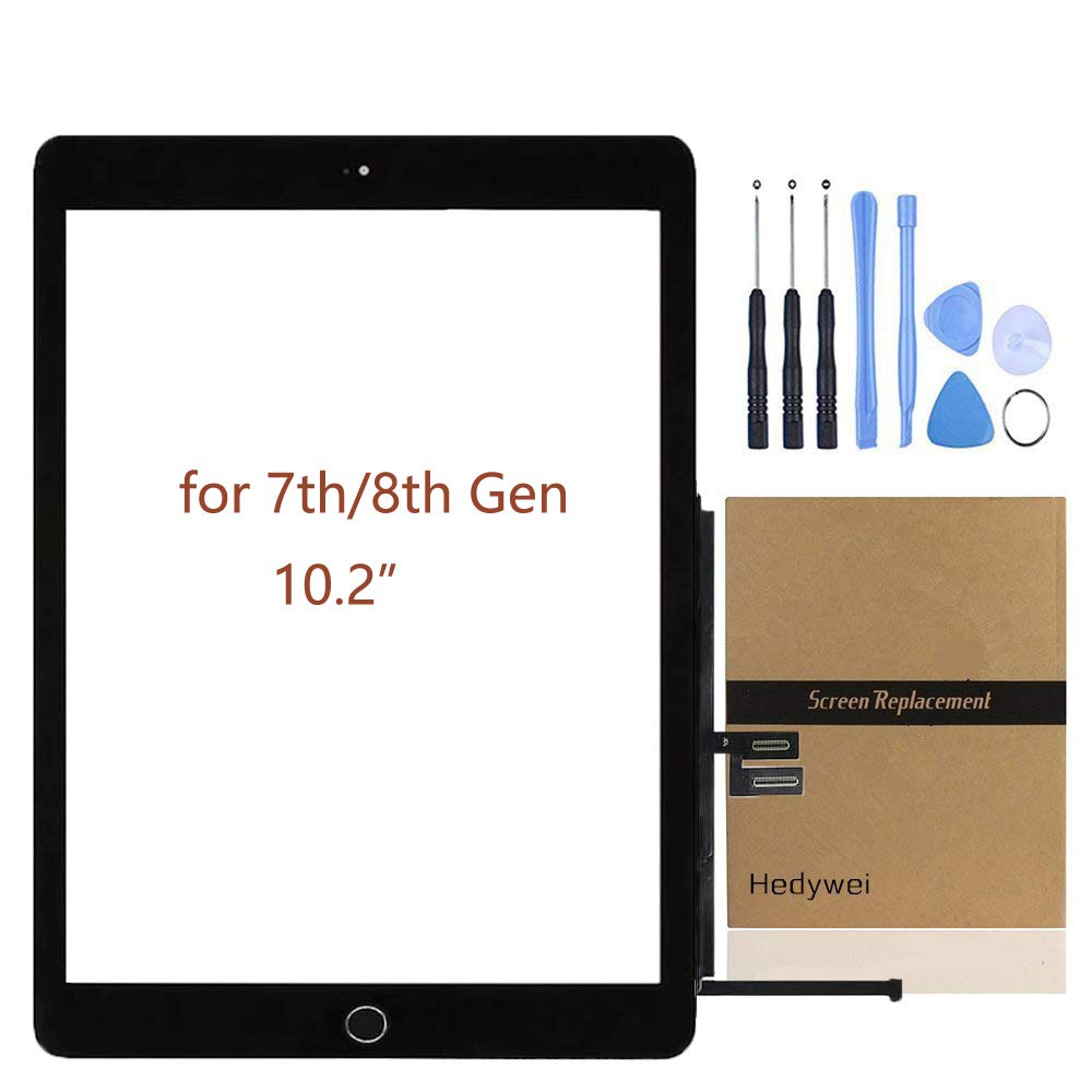 Hedywei Replacement Touch Screen for iPad 7 Gen A2197 A2198 A2200 (2019 10.2 inch) Touch Screen Digitizer with Tool Kit โ image 1