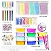 LOYO Slime Kit for Girls Boys-DIY Slime Making Kit Supplies with Kids Clear Crystal Slime Includes Big Foam Balls to Make Your Own Slime