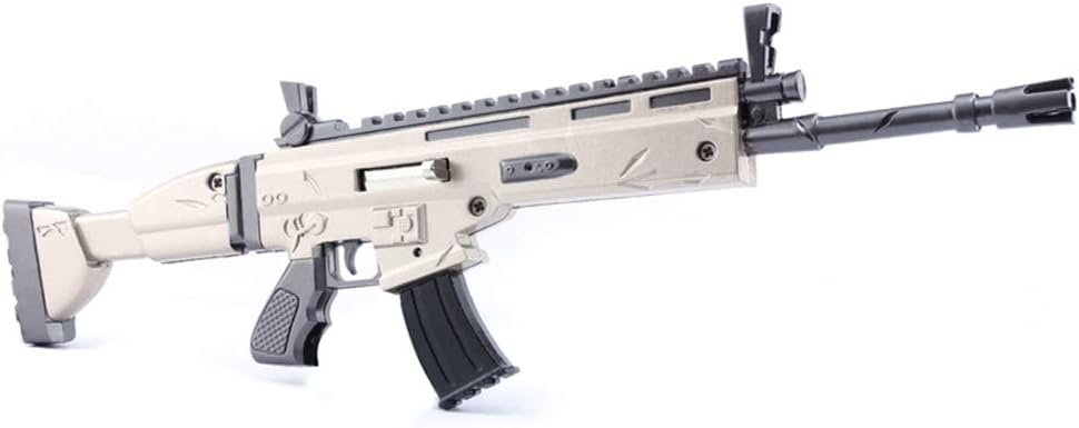 chaorui Games Collection 1/3 Metal 11.4" Scar Assault Rifle Action Model Figure Toys Collection Keychain Gift