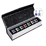 R-timer Womens Crystal Dangle Stud Earrings Swarovski Elements Jewelry Set of 7 Pairs (Dangle Earrings)