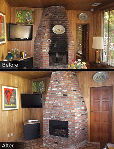 CHIMNEYRX Paint & Peel Fireplace Cleaner, 1/2 Gallon - Removes Fireplace Smoke & Soot Stains from Brick, Tile, Stone Surfaces