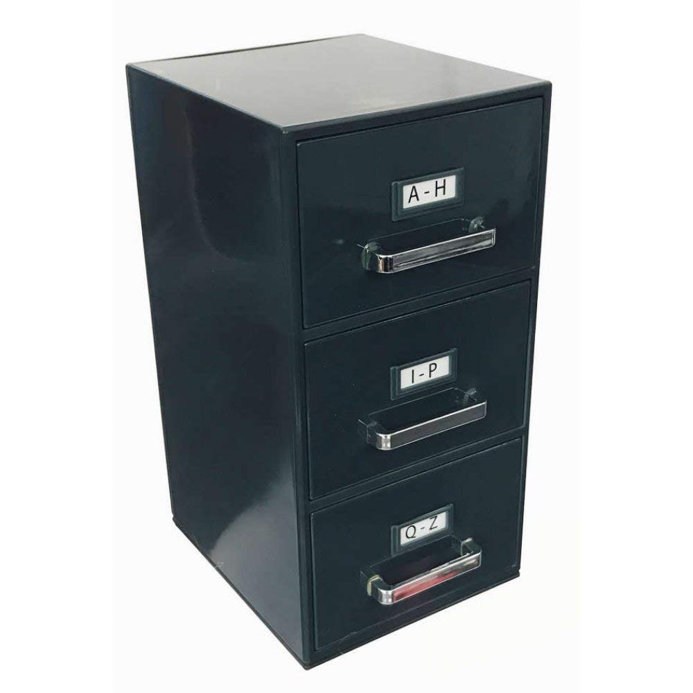 Forum Novelties Mini 3 Drawer Filing Cabinet Business Card Holder