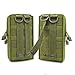Tacticool 2 Pack Molle Pouches - Tactical Compact Water-Resistant EDC Pouch (2 Pack-Army Green)