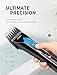 WONER HC817B Hair Clippers for Men Cordless Rechargeable Hair Trimmers Titanium Ceramic Blade LED Display 2000mAh Lithium Ion for Gentlemen Fathers Husband