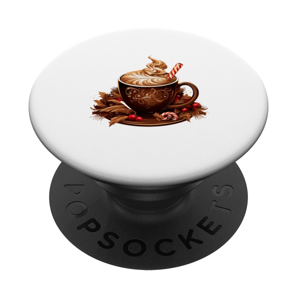 Hot Chocolate Mug I Chocolate Lover I Hot Chocolate Day PopSockets Swappable PopGrip