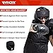 RDX Boxing Headgear Sparring Grappling, Maya Hide Leather, Head Gear for MMA Muay Thai Kickboxing Training, Multi Layered Padding, Taekwondo Martial Arts BJJ Wrestling Karate, Black