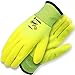 MCR Safety Ninja® Ice Hi-Visibility 15 Gauge Nylon Insulated Cold Weather Gloves, Acrylic Terry Inner, 3/4 HPT Coating, Yellow, Medium ,1-Pair