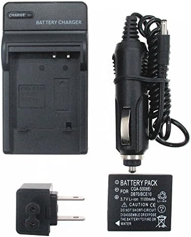 JIOOYEE Battery + Charger For Leica BPDC6 BP-DC6 BP-DC6-E BP-DC6-J BP-DC6-U C-Lux 2 C-Lux2 C-Lux3 C-Lux 3 CLux 3 Digital Camera
