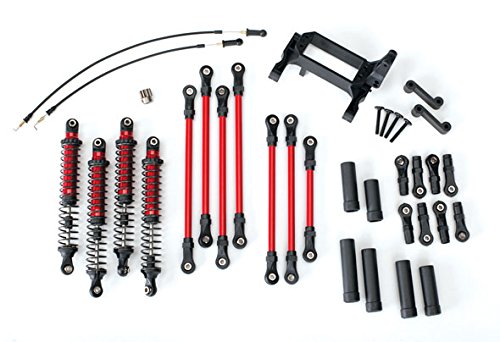 Traxxas 8140R TRX-4 Long Arm Lift Kit, Red