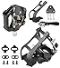 Venzo Fitness Exercise Spin Bike SPD Compatible Pedals with Toe Clips & Cleatsthumb 1