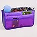 JET-BOND Multi-Pocket Handbag Organizer Liner Pouch Medium Size with Handles (Purple)