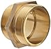Moon 358-2562521 Brass Fire Hose Adapter, Nipple, 2-1/2