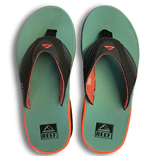 Reef Mens Fanning Pool Beach Flip Flops Thongs Sandals - Watermelon 8US