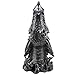 Mythical Fire Breathing Dragon Incense Holder & Burner Combo Statue for Sticks or Cones with Decorative Display Stand of Flames As Gothic Home Decor Aromatherapy Sculptures and Medieval Fantasy Gifts