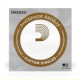 D'Addario PB023 Phosphor Bronze Wound Acoustic Guitar Single String, .023