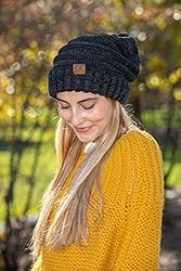 Funky Junque Oversized Slouchy Beanie - Fire Rust