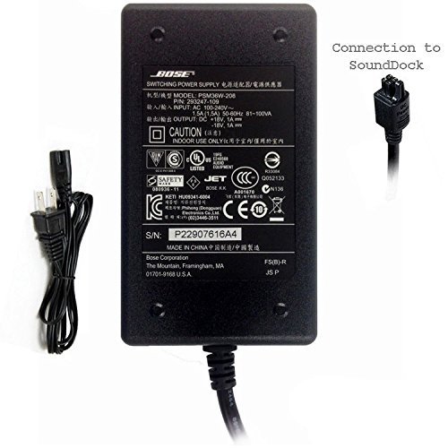 Bose Power Supply Sounddock Series I (Black) Psm36W-208 - Square Plug - //coolthings.us