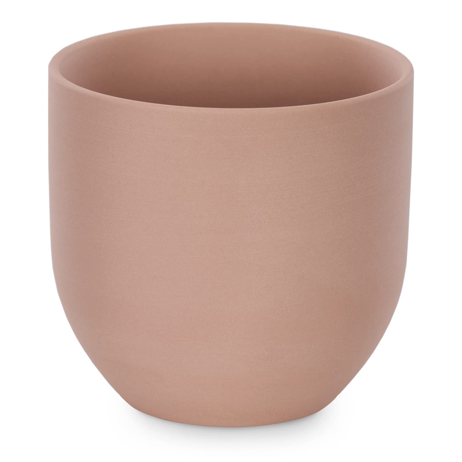 AmeliaHome Decorative Shire Flower Pot Ceramic Dusky Pink