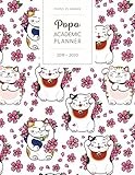 Popo Academic Planner 2019-2020: Monthly Weekly Daily - Dated With Todo Notes - Kawaii Manekineko Lu by 