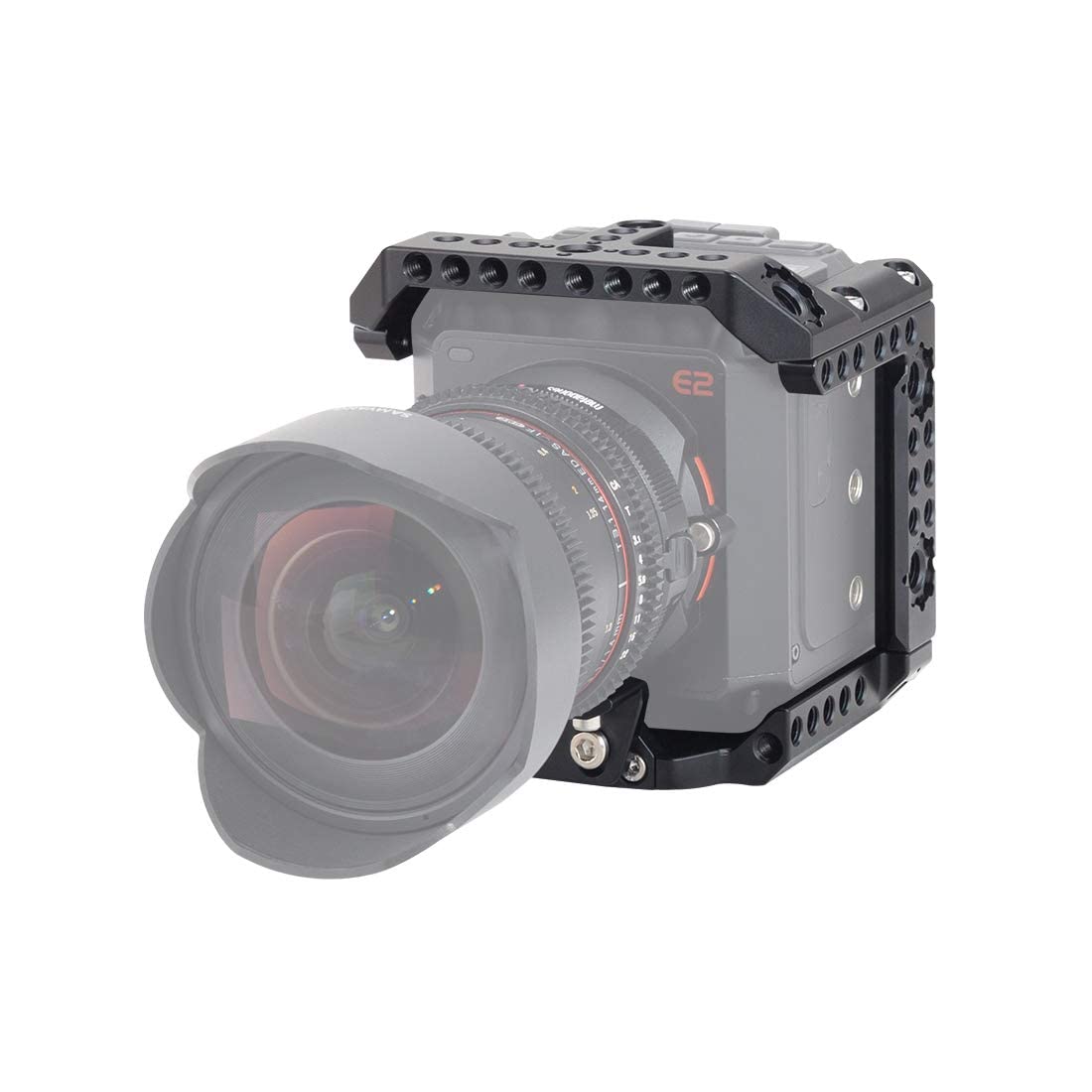 Nitze Cage for Z CAM E2 Camera with Right Side ARRI Rosettes Built-in NATO Rails - TP-E2-III