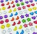 PREXTEX 750 jeweles (375 Pairs) of Jewel Earrings! Assorted Designs and Colors New Party Favors, Scrapbook Gems, Decorate Cards, Sticker Jewels Stick on Jewels