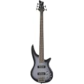 Jackson JS Series 5-String Spectra Bass JS3V, Silverburst, Laurel Fingerboard