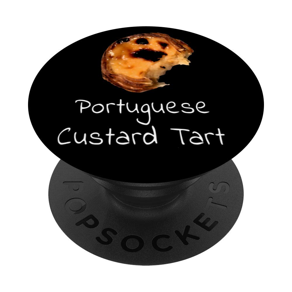 Portuguese Custard Tart Pastel de Nata Design PopSockets Grip and Stand for Phones and Tablets