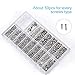 Stainless Steel Glasses Screws, Eyeglass Sunglass Screws Repair Kit, Small Tiny Screws Nut Washer Assortment,for Spectacles Watch(1000 Pcs)