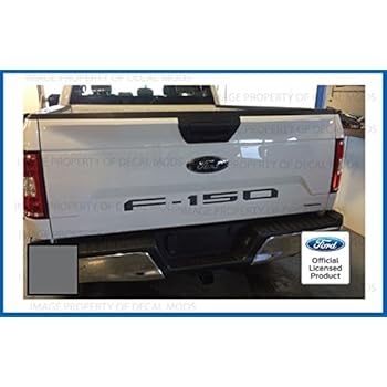 2018 Ford F150 Tailgate Inserts Decals Letters Indent Stickers Color GLOSS BLACK - Foto 2