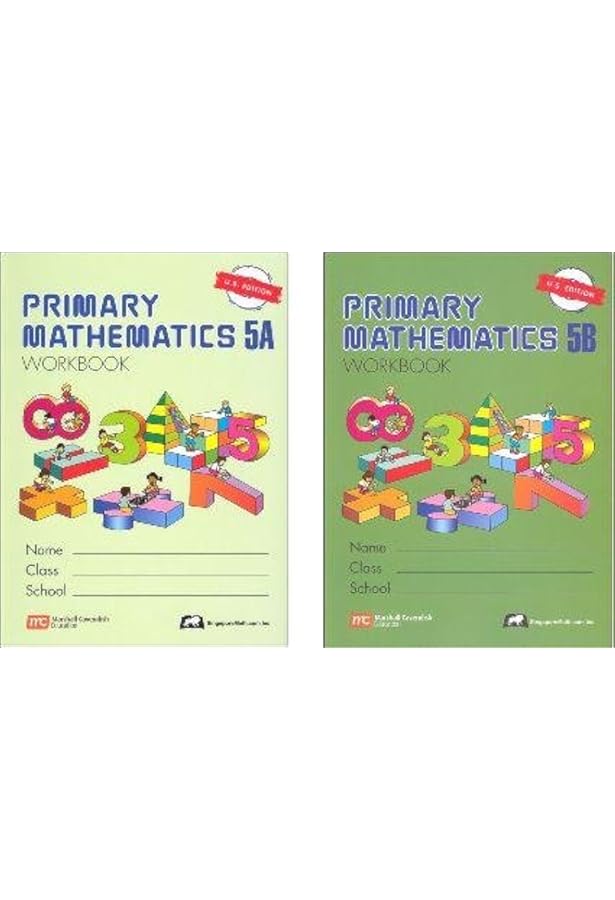 Primary Mathematics 5A SET-Textbook and Workbook: Singapore Math