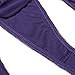 Ekouaer Bikini Panties Women's Pack of 3 Laser Cut Thongs, Black/Purple/Light Purple, Medium / 6