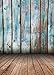 5x7ft Blue Wood Wall And Brown Wood Floor Photography Background for childrens backdrop D-2233