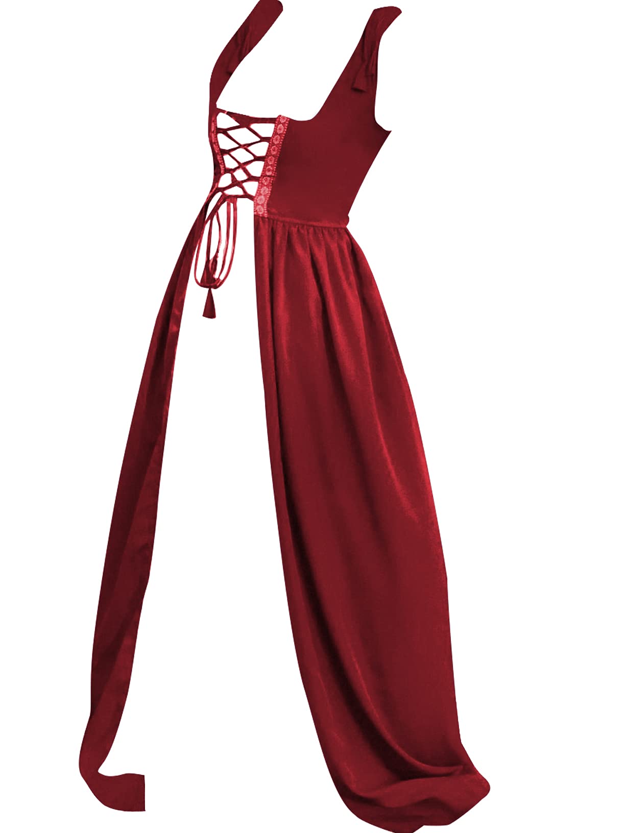 Abaowedding Womens's Medieval Renaissance Costume Cosplay Over Dress