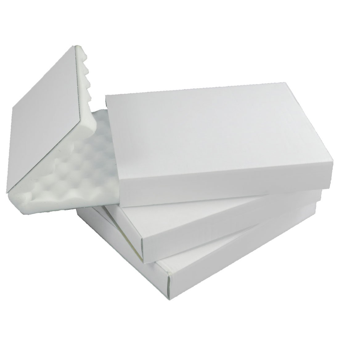 Triplast 14 x 11 x 2-Inch Large Shell and Slide Packaging Foam Lined Insulated Protective Padded Box (Pack of 10)