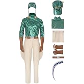 Anime Cosplayrico Diego Brandoo Costume Adventurer Diego Top Pants Cap Tail Fullset Adults Mens Halloween Outfits