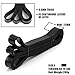 RiverView Enterprise YouCanDoIt -Black- Pull up and Chin up Assist Bands -for P90-X Fitness Workouts-Resistant Exercise, Cross Fit, Power Lifting and Stretching-Guaranteed- (Single Band)