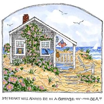 Susan Wallace Barnes Cottage By The Sea Note Cards New Box