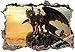 How to train your dragon Toothless Light fury 3D Wall Decal Sticker 18