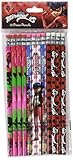 [3-Pack] Miraculous Ladybug 12-count #2 Wood Pencils (3-Dozen, 36 Total)