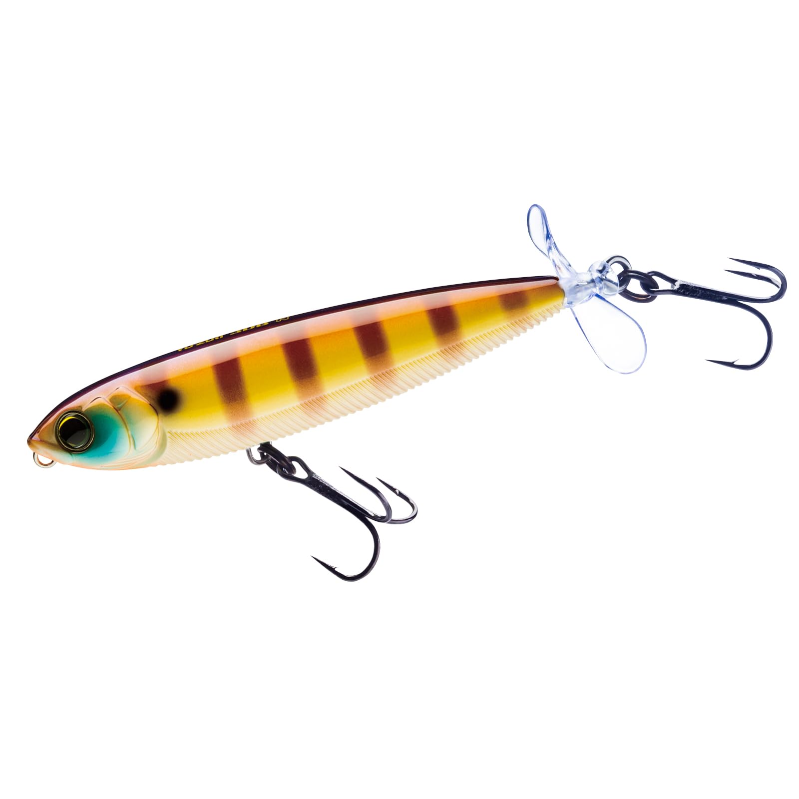 Yo-Zuri R1107-BG 3DB Prop Topwater Floating Lure, Bluegill