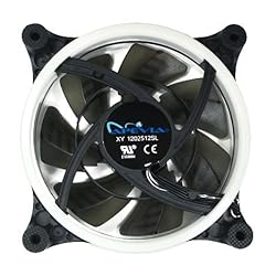 APEVIA 512L-CWH 120mm Silent Dual Rings White LED