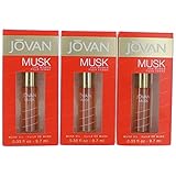 JOVAN MUSK by Jovan PERFUME OIL .33 OZ (Package Of 3)