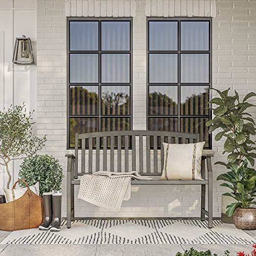 Grand Patio Garden Bench, Outdoor Benches With AntiRust Aluminum Steel