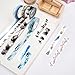 6Pcs Ateman Japanese Washi Tape Set Decorative Masking Tapes for Kids Craft